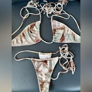 Minimale Animale Montenegro bikini top and sanctuary tassel thong bottom